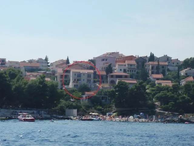 In Okrug Gornji With Sea View, Terrace, Air Conditioning, Wifi 5069-4 Apartament