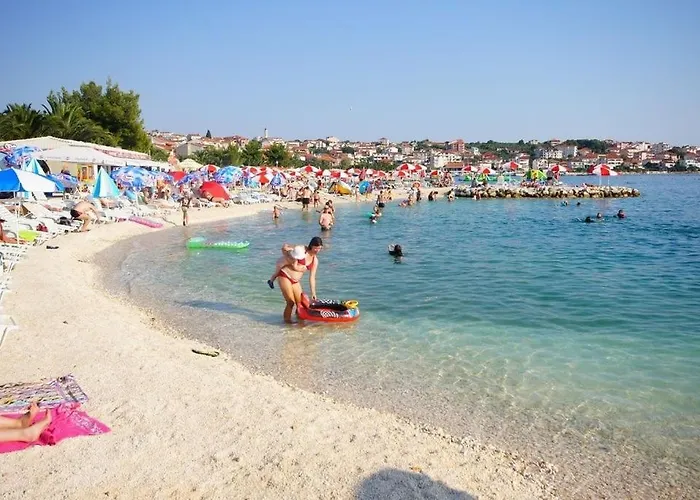 Apartament In Okrug Gornji With Sea View, Terrace, Air Conditioning, Wifi 5069-4 *