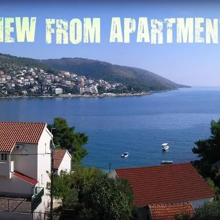 In Okrug Gornji With Sea View, Terrace, Air Conditioning, Wifi 5069-4 *