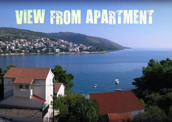 In Okrug Gornji With Sea View, Terrace, Air Conditioning, Wifi 5069-4 *